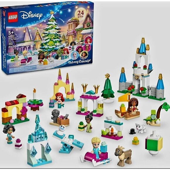 NEW IN BOX COLLECTIBLE LEGO DISNEY 2024 ADVENT CALENDAR AND PLAY SET - Picture 3 of 7